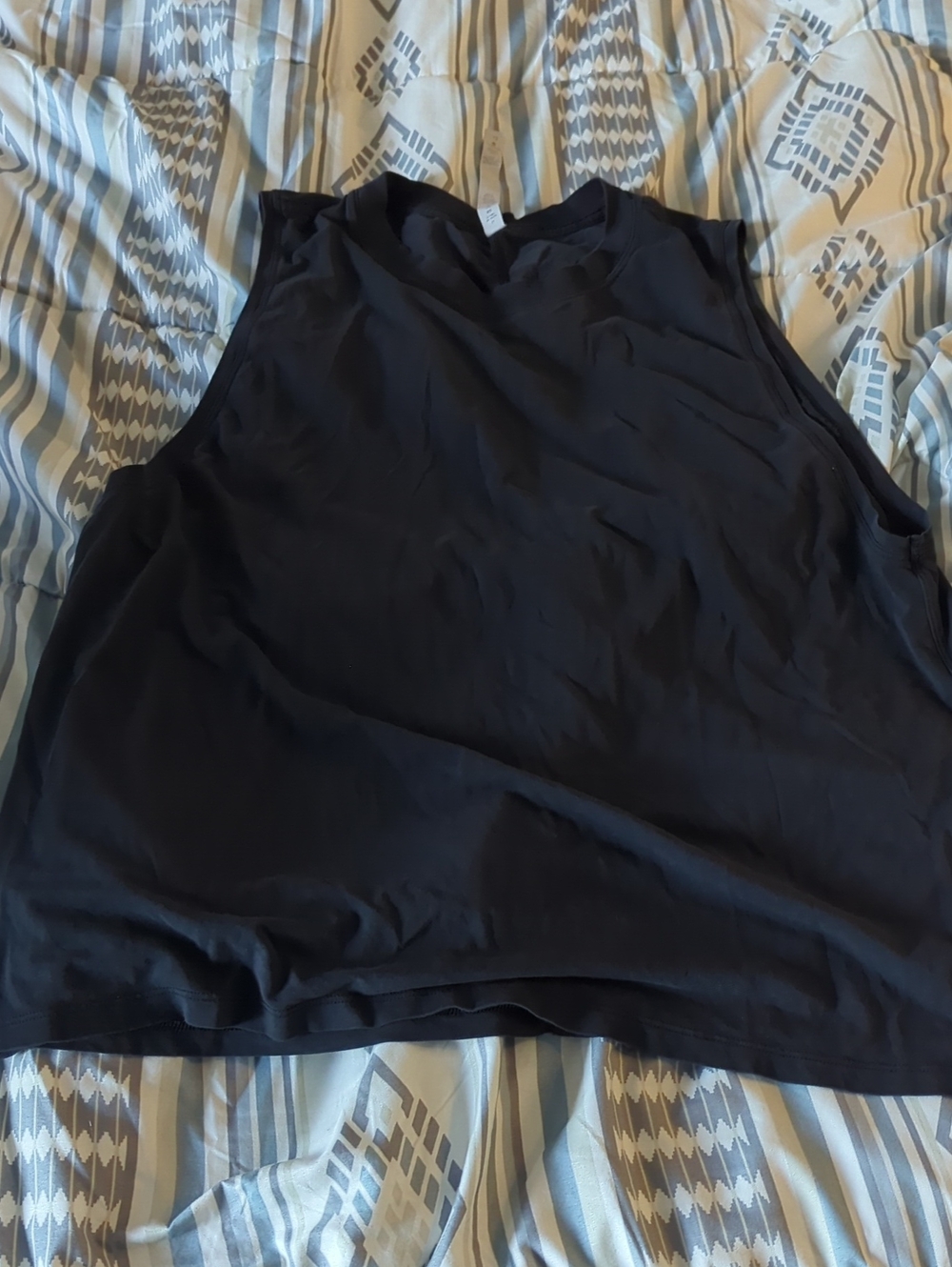 Women's lululemon athletica Black Sleeveless Relaxed/Very Loose Tank